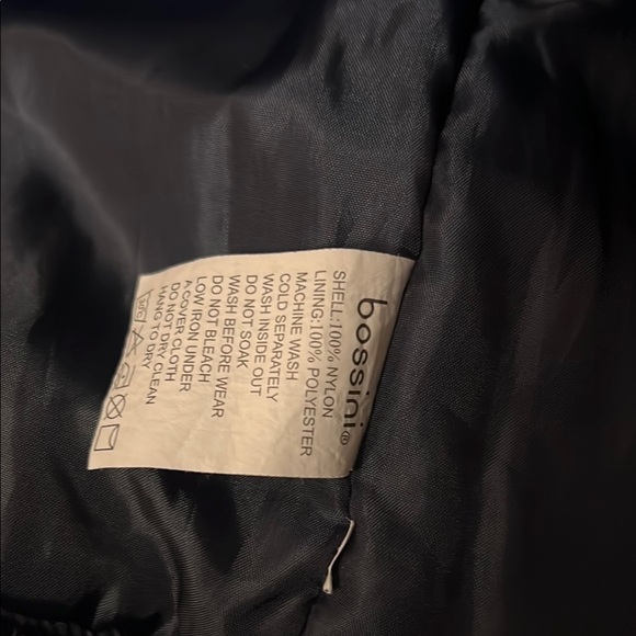 Kids Blue Puffer Jacket with Ribbed Collar and Full-Length Zipper - Picture 12 of 13